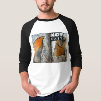 Pas facile sur Baseball tshirt manches longues