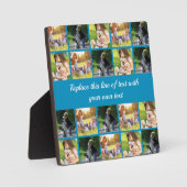 Pas fotocollage en tekst aan fotoplaat (Voorkant)