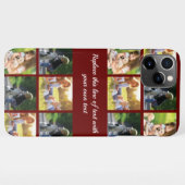 Pas fotocollage en tekst aan iPhone hoesje (Achterkant horizontaal)