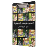 Pas fotocollage en tekst aan klembord (Links)