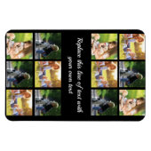 Pas fotocollage en tekst aan magneet (Horizontaal)