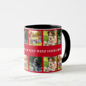 Pas fotocollage en tekst aan mok (Voorkant rechts)