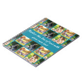 Pas fotocollage en tekst aan notitieboek (Linkerzijde)