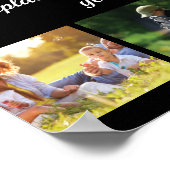 Pas fotocollage en tekst aan poster (Hoek)