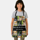 Pas fotocollage en tekst aan schort (Insitu)