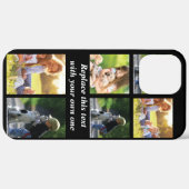 Pas fotocollage en tekst Hoesje-Mate iPhon aan Case-Mate iPhone Case (Achterkant (horizontaal))