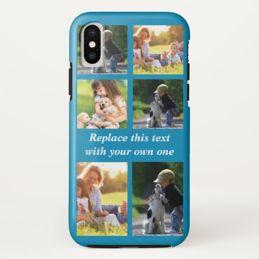 Pas fotocollage en tekst Hoesje-Mate iPhon aan Case-Mate iPhone Case (Achterkant)