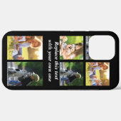 Pas fotocollage en tekst Hoesje-Mate iPhon aan Case-Mate iPhone Case (Achterkant (horizontaal))