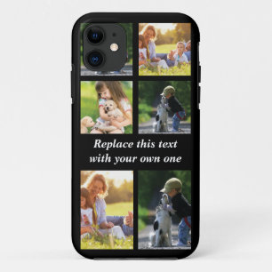 Pas fotocollage en tekst Hoesje-Mate iPhon aan iPhone 11 Hoesje