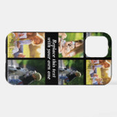 Pas fotocollage en tekst Hoesje-Mate iPhon aan iPhone Hoesje (Achterkant horizontaal)