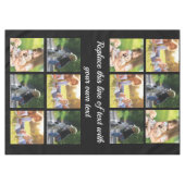 Pas fotocollage en tekst Hoesje-Mate iPhon aan Tafelkleed (Voorkant (Horizontaal))