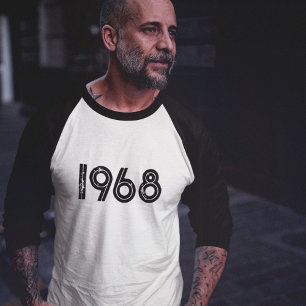 Pas geboortejaar aan Verjaardag Klassiek Vintage  T-shirt