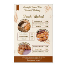 Pas gedetailleerde bakkerijgoederen entree promo a
