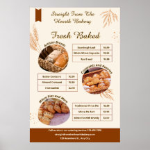 Pas gedetailleerde bakkerijgoederen entree promo a