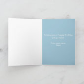 Pas Gelukkige Verjaardag met een Gelukkige Uil aan Kaart (Binnen)