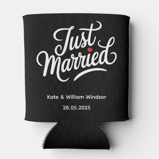 Pas Getrouwd Bruid Blikjeskoeler (Achterkant)