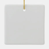 Pas getrouwd Cadeau, Kerst Mr Mrs. Keramisch Ornament (Achterkant)