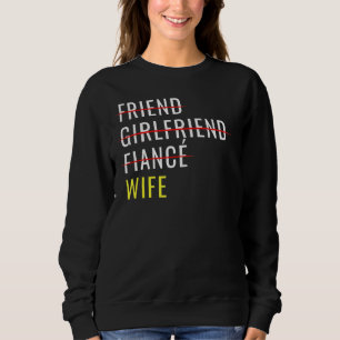 Pas getrouwd Friend Vriendin Fiance Wife net Marri Trui