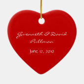 Pas getrouwd Ornament (Achterkant)