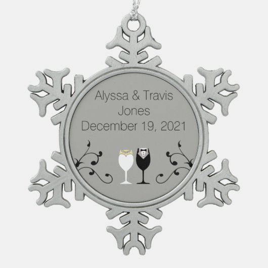 Pas getrouwd Ornament (Voorkant)