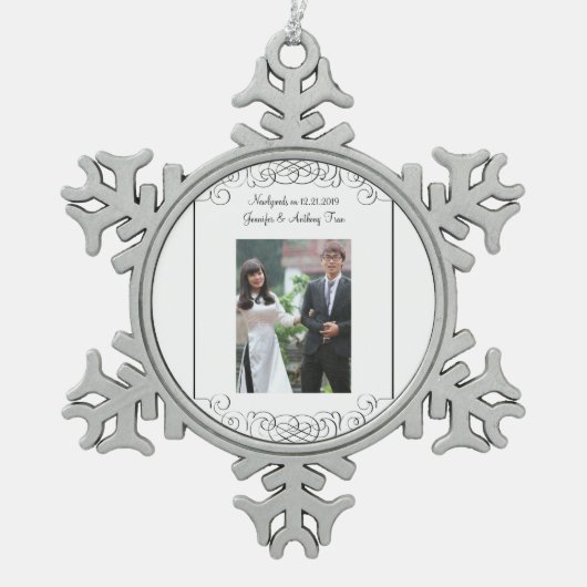Pas getrouwd Ornament (Voorkant)