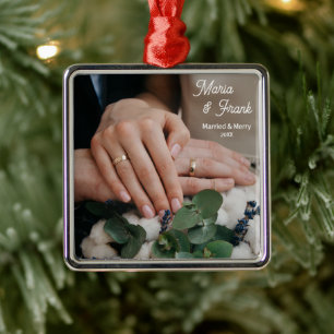 Pas getrouwd Ornament - Eerste kerst van het paar!