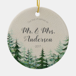 Pas getrouwd Ornament Ons eerste kerstfeest..