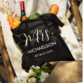 Pas getrouwd Typografie Script Draagtas