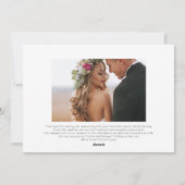 Pas getrouwd voor getrouwde kerstman foto | Goud Feestdagenkaart (Achterkant)