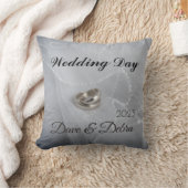 Pas getrouwd Weddendag Sierkussen (Deken)