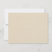 Pas getrouwd Wedding Couple Monogram Notitiekaartje (Achterkant)