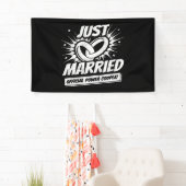 Pas getrouwd - Wedding Honeymoon Couple - gewoon g Spandoek (Insitu)