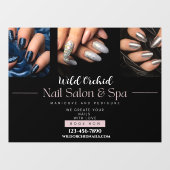 Pas Glitter Nail Salon Spa Shop aan Raamsticker (Vel)