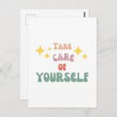 Pas goed op jezelf briefkaart (Voorkant / Achterkant)