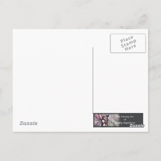 Pas grand cadeau Fée mère et bébé carte postale (Dos)