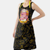 Pas grappige barbecue chef-kok varken grillen schort (Insitu)