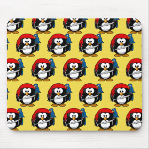Pas Grappige Pirate Pinguin door storeman aan Muismat