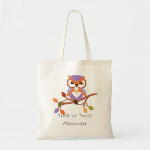 Pas Halloween Uil Trick or treat Bag Tote Bag