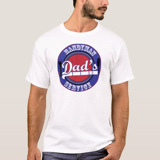 Pa's Handyman Service T-shirt (Voorkant)