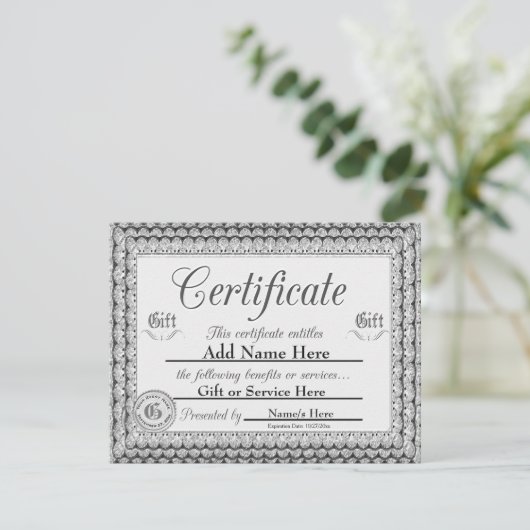 Pas het aan! Cadeaubon (Staand voorkant)