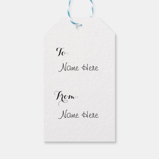 Pas het aan! cadeaulabel (Achterkant)