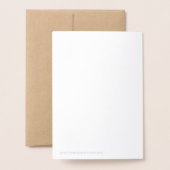 Pas het aan! folie kaarten (Met envelop)