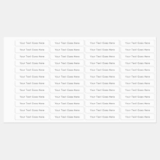 Pas het aan! labels