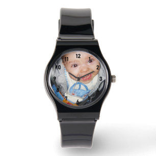 Pas het aan met je zwarte fotonummers horloge