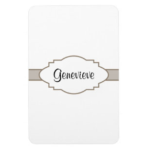 Pas het aan! naamplaat magneet