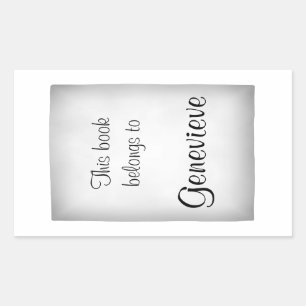 Pas het aan! Solid Patroonbasis Rechthoekige Sticker