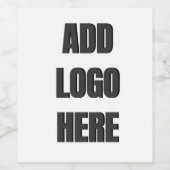 Pas het aan Uw Eigen Wijn Etiket (Enkel label)