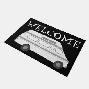 Pas het aan! WELCOME Camper Vanlife RV Deurmat