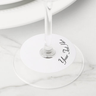 Pas het aan! wijnglaslabel