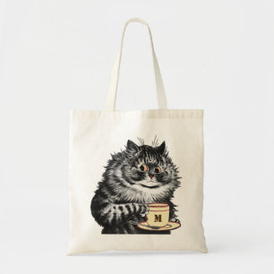 Pas het Initiaal van de Mok aan, Louis Wain Tote Bag